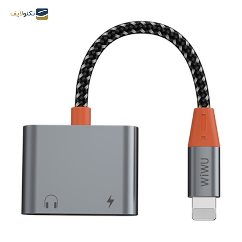 تبدیل 2 به 1 لایتنینگ ویوو مدل LT09 - WIWU LT09 Lightning To Dual Lightning Audio Adaptor