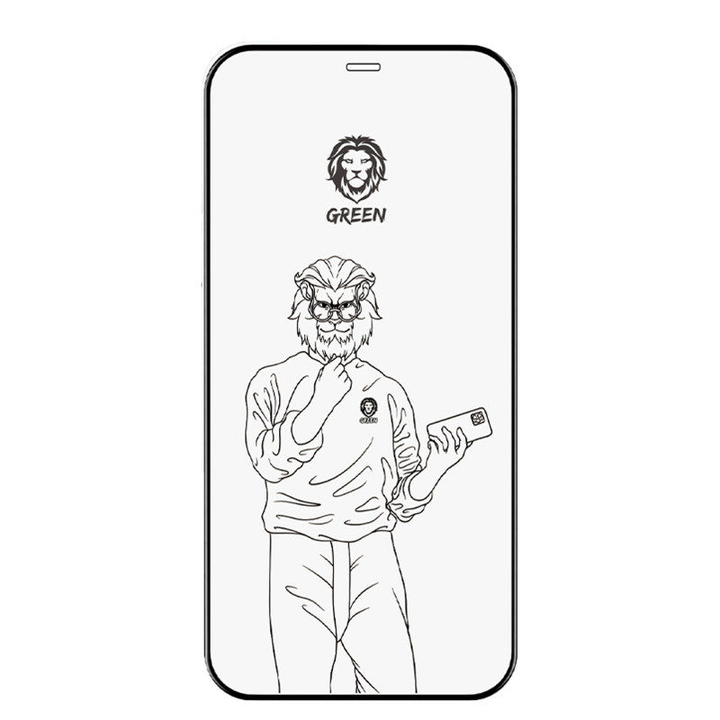 گلس گوشی اپل 12 / iPhone 12 Pro گرین مدل Steve - Green Lion Steve iPhone 12 Pro Screen Protector