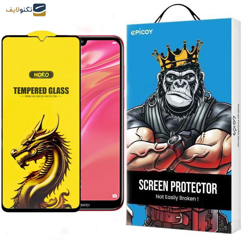 گلس گوشی هوآوی Y7 2019 اپیکوی مدل Golden Dragon - Epicoy Golden Dragon Screen Protector For Huawei Y7 2019