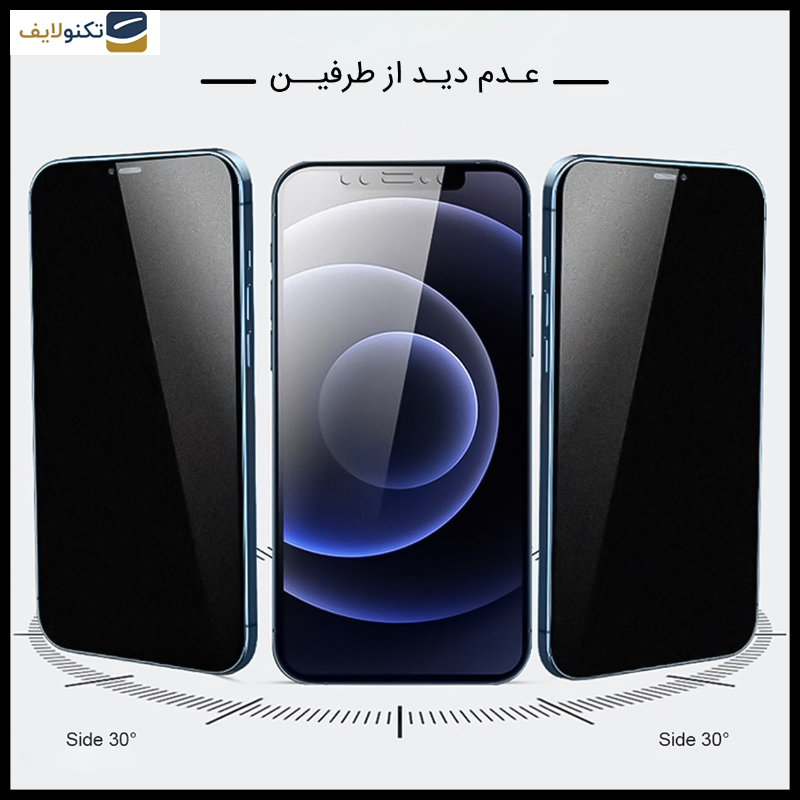 گلس حریم شخصی گوشی آنر 70 راک اسپیس مدل PRV  - Rock space code PRV privacy screen protector suitable for Honor 70