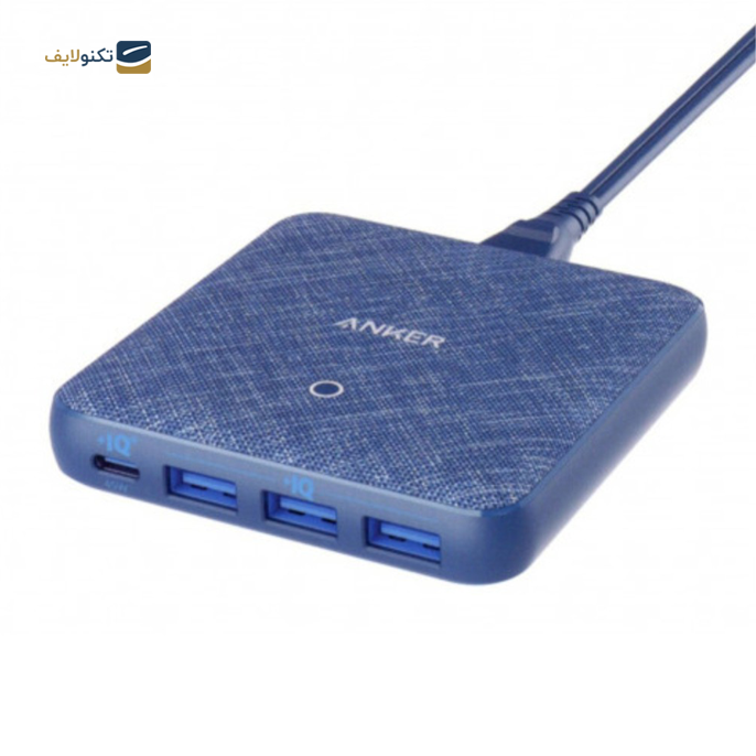 شارژر رومیزی انکر مدل A2045 توان 65 وات - Anker PowerPort Atom III Slim A2045 (4 port) 65w
