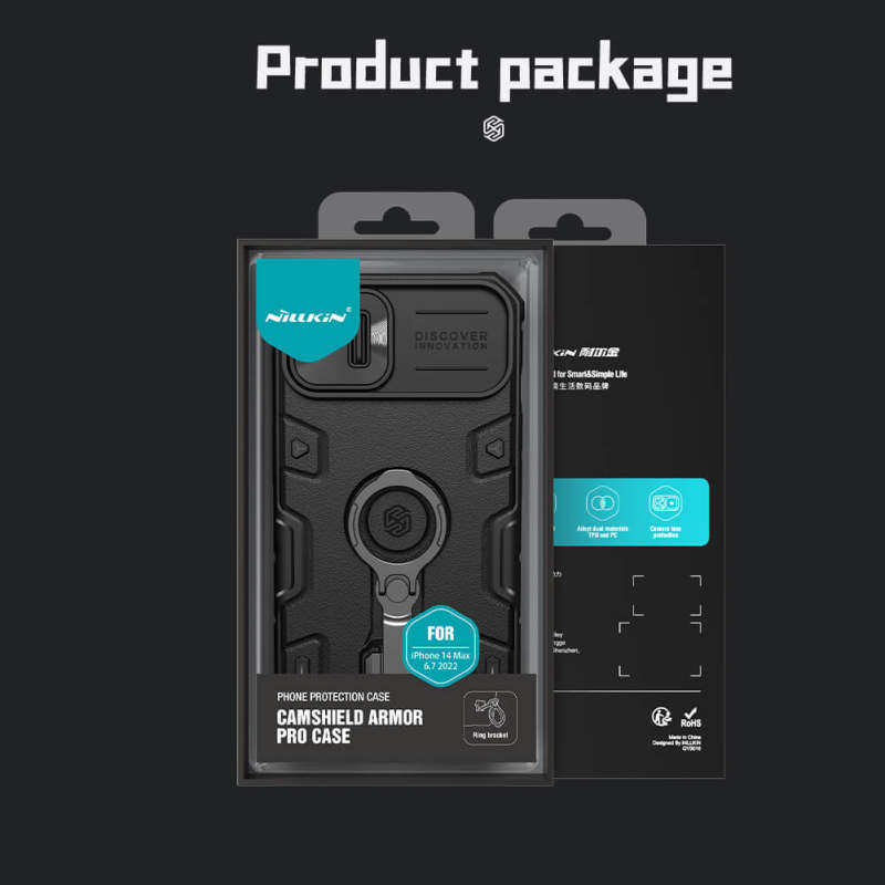 کاور گوشی اپل iPhone 14 Plus نیلکین مدل CamShield Armor Pro - Nillkin CamShield Armor Pro cover for iPhone 14 Plus