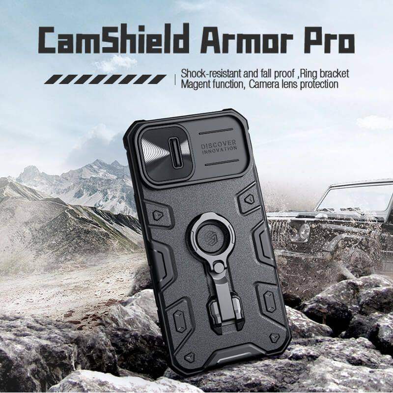 کاور گوشی اپل iPhone 14 Plus نیلکین مدل CamShield Armor Pro - Nillkin CamShield Armor Pro cover for iPhone 14 Plus