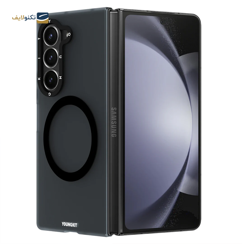 کاور گوشی سامسونگ Galaxy Z Fold 6 مدل یانگ کیت Hidden Sand Matte Texture MagSafe - 