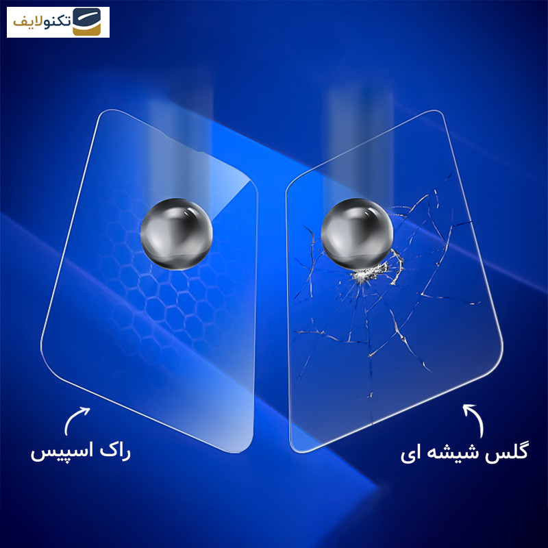 گلس گوشی آنر Magic 6 Pro راک اسپیس مدل HyGEL  - Rockspace clear screen protector HyGEL model suitable for Honor Magic 6 Pro mobile phone