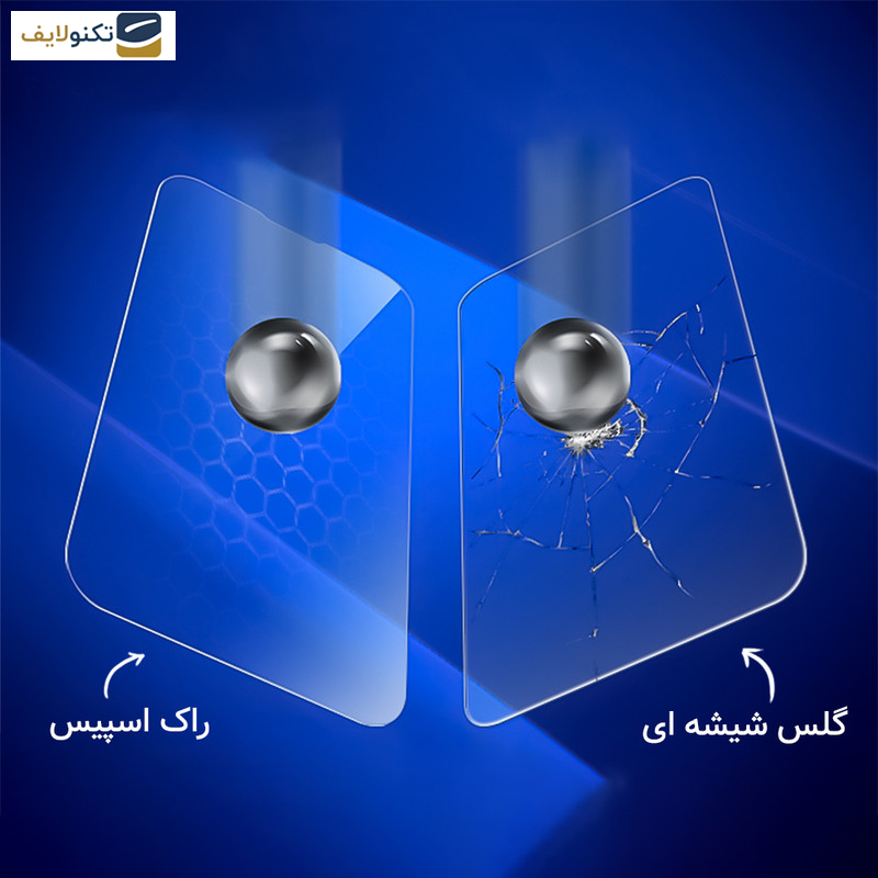 گلس گوشی آنر X6 راک اسپیس مدل Hygel  - Rock space model Hygel screen protector suitable for Honor X6 mobile phone