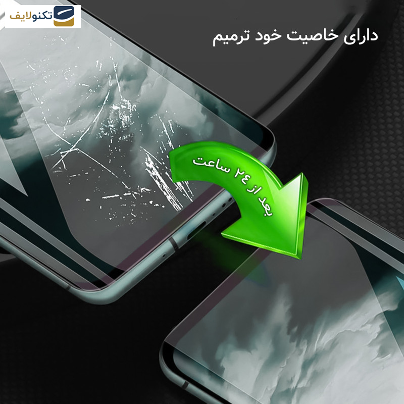 گلس گوشی آنر X6 راک اسپیس مدل Hygel  - Rock space model Hygel screen protector suitable for Honor X6 mobile phone
