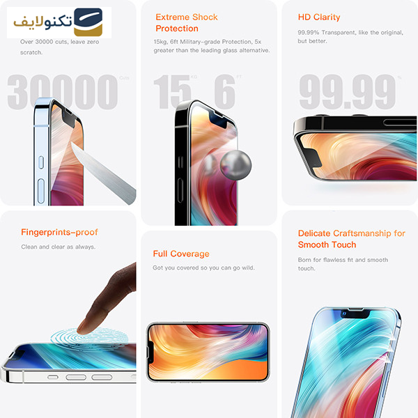 گلس گوشی آنر 50 Lite راک اسپیس مدل GAM   - Rock space code GAM gaming screen protector suitable for Honor 50 Lite