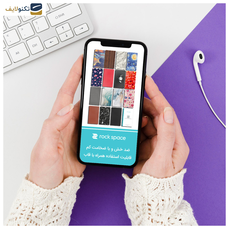 گلس گوشی سامسونگ Galaxy Z Fold4 راک اسپیس مدل 180F-03Y  - Rockspace hydrogel screen protector model 180F-03Y suitable for Samsung Galaxy Z Fold4 mobile phone