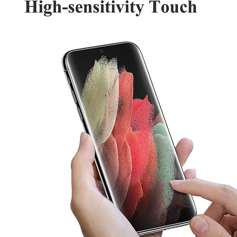 گلس گوشی سامسونگ Galaxy S21 Ultra بوف مدل Full-Glue-G  - Buff Full-Glue-G Galaxy S21 Ultra Screen Protector