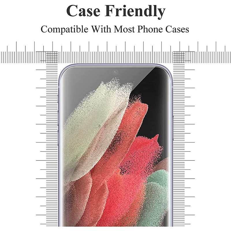 گلس گوشی سامسونگ Galaxy S21 Ultra بوف مدل Full-Glue-G  - Buff Full-Glue-G Galaxy S21 Ultra Screen Protector