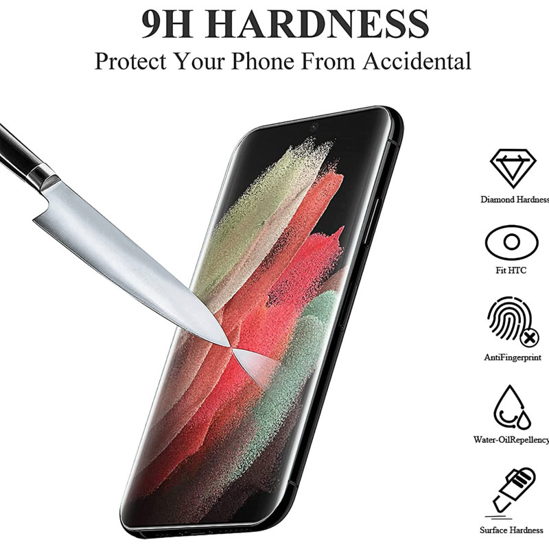 گلس گوشی سامسونگ Galaxy S21 Ultra بوف مدل Full-Glue-G  - Buff Full-Glue-G Galaxy S21 Ultra Screen Protector