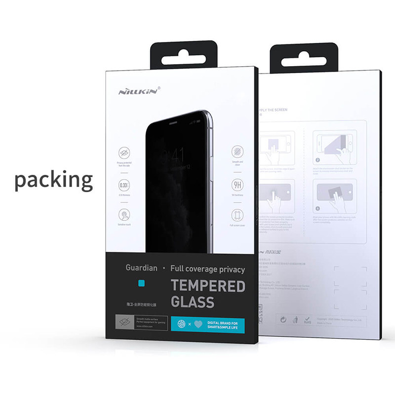 گلس گوشی اپل iPhone 13 Pro Max / 14 Plus نیلکین حریم شخصی مدل Guardian - Buff Guardian Apple iPhone 13 Pro Max Privacy Glass Screen Protector