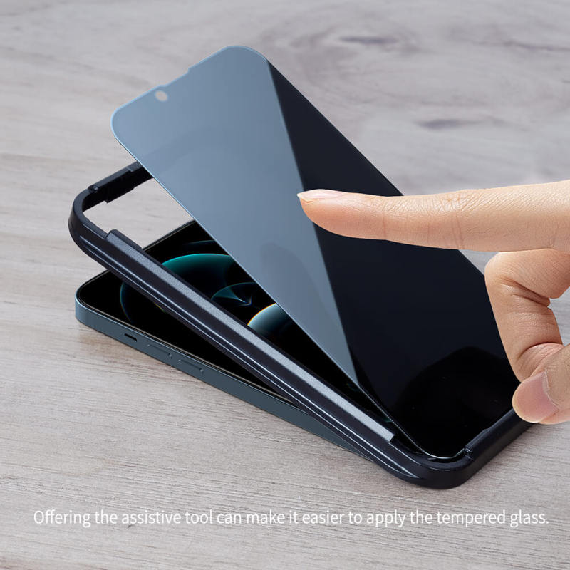 گلس گوشی اپل iPhone 13 Pro Max / 14 Plus نیلکین حریم شخصی مدل Guardian - Buff Guardian Apple iPhone 13 Pro Max Privacy Glass Screen Protector