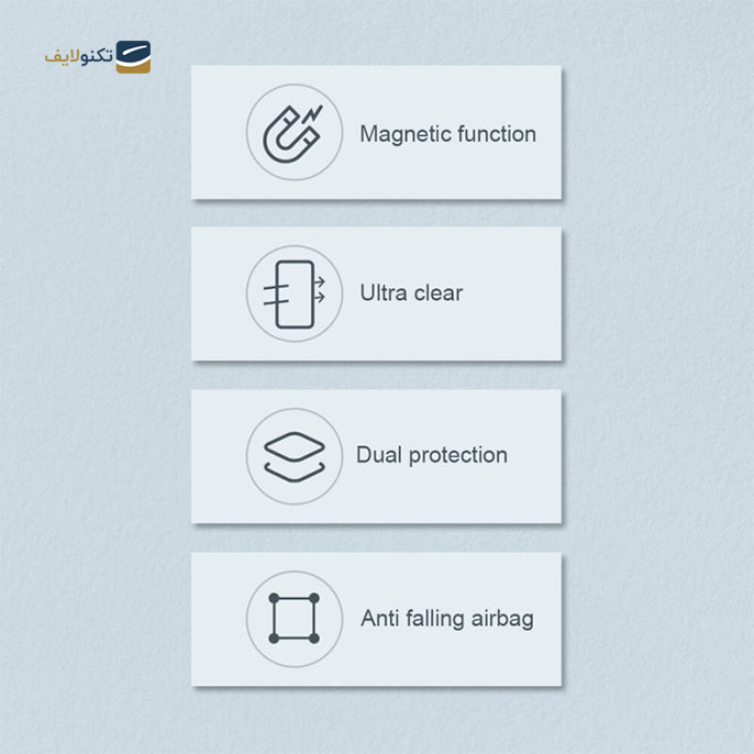  کاور نیلکین مدل Nature Pro Magnetic مناسب برای گوشی موبایل اپل مدل iPhone 13 Pro  - Nature Pro Magnetic iPhone 13 Pro