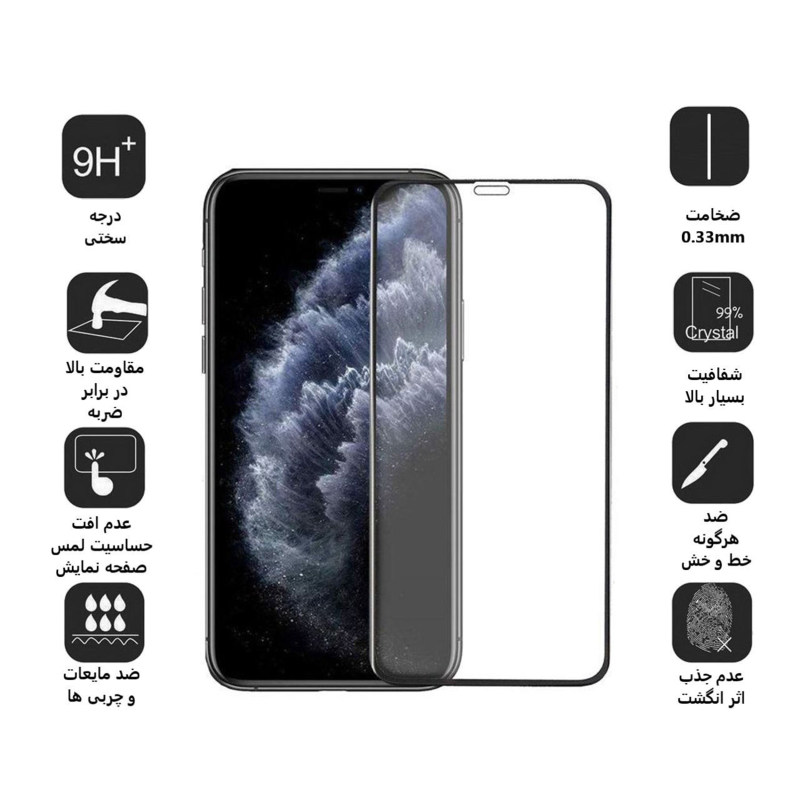 گلس گوشی اپل iPhone 11 Pro Max بوف مات مدل Fm33 - Buff Fm33 Apple iPhone 11 Pro Max Matte Glass Screen Protector
