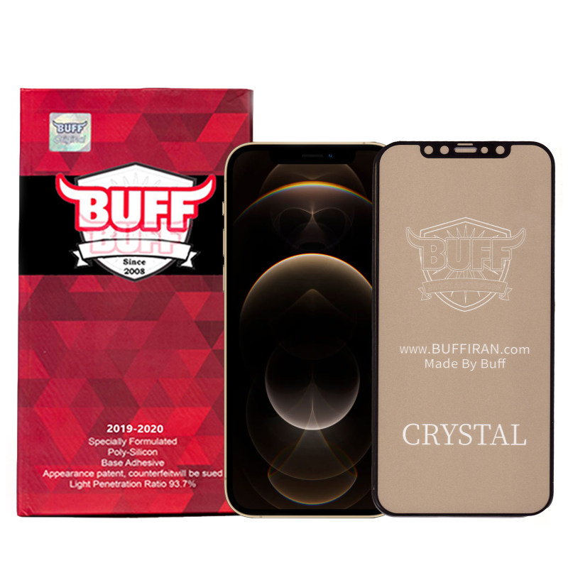 گلس گوشی اپل iPhone 12 بوف مدل Cry 5D - Buff Cry 5D Apple iPhone 12 Glass Screen Protector