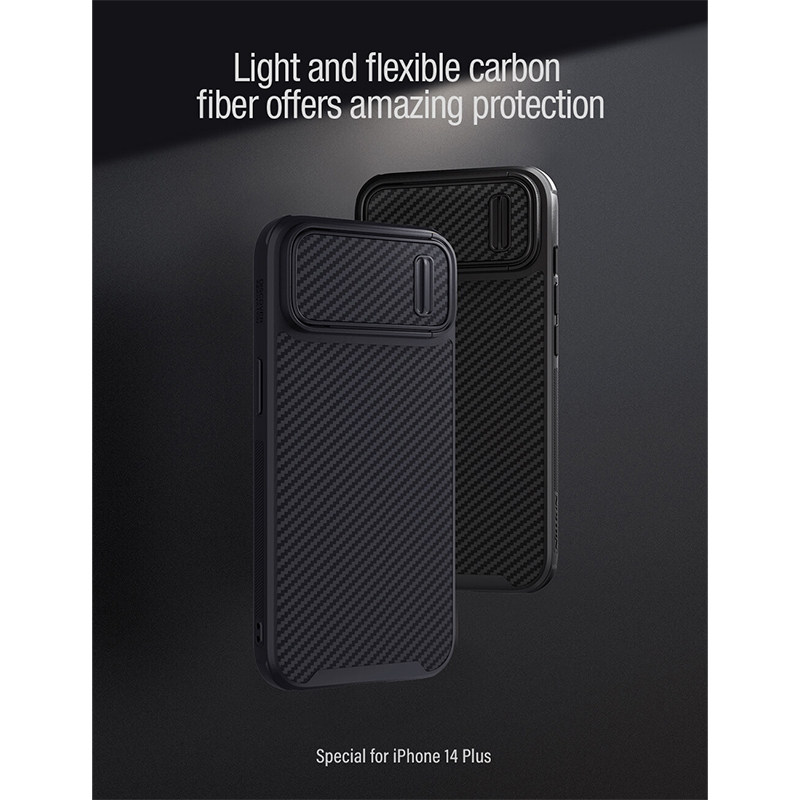 کاور گوشی اپل iPhone 14 Plus نیلکین مدل Synthetic fiber S Case - Nillkin Synthetic fiber S Case cover for iPhone 14 Plus