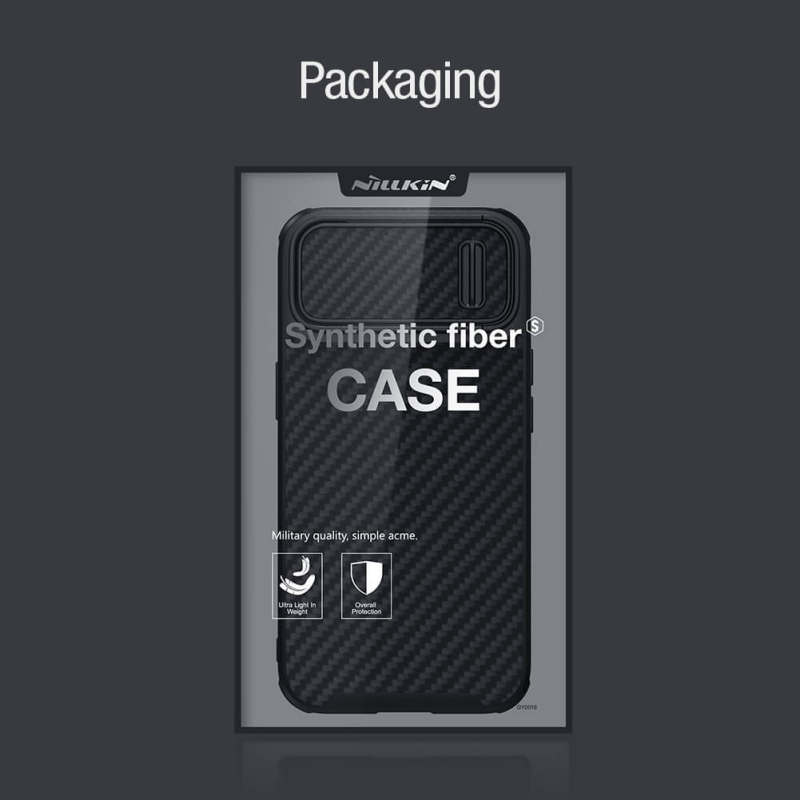 کاور گوشی اپل iPhone 14 Plus نیلکین مدل Synthetic fiber S Case - Nillkin Synthetic fiber S Case cover for iPhone 14 Plus