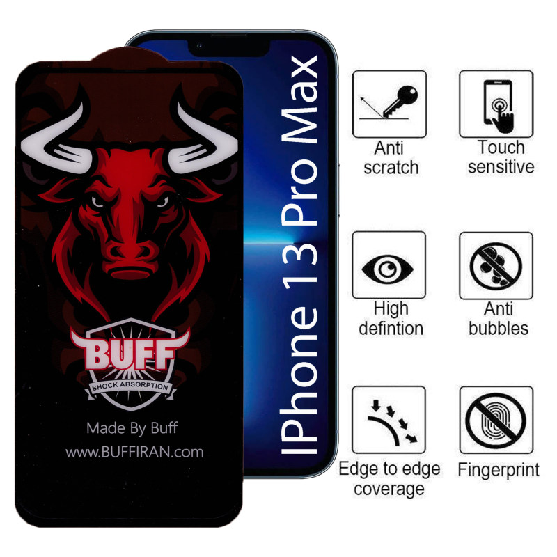محافظ صفحه نمایش سرامیکی گوشی اپل iPhone 13 Pro Max بوف مدل Ceramic Pro-G - Buff Ceramic Pro-G Iphone 13 Pro Max Screen Protector