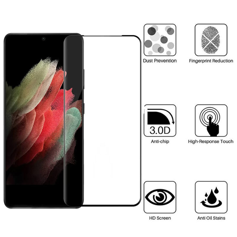 گلس گوشی سامسونگ Galaxy S21 Ultra بوف مدل Full-Glue-G  - Buff Full-Glue-G Galaxy S21 Ultra Screen Protector