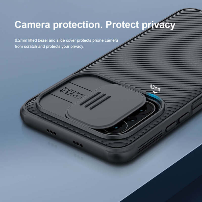 کاور گوشی شیائومی Poco F3 / Redmi K40 / K40 Pro / K40 Pro Plus / Mi 11i نیلکین مدل CamShield Pro - Nillkin CamShield Pro cover for PocoF3/Redmi K40/ K40 Pro/ K40 Pro Plus / Mi 11i