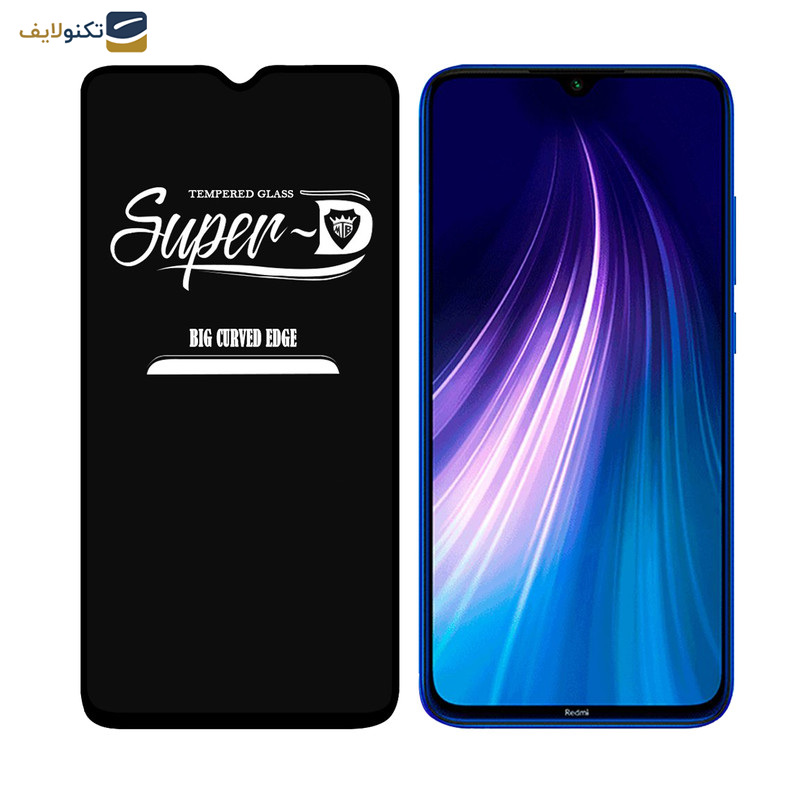 گلس گوشی شیائومی Redmi Note 8 مدل Super D - Super D Screen Protector For Xiaomi Redmi Note 8