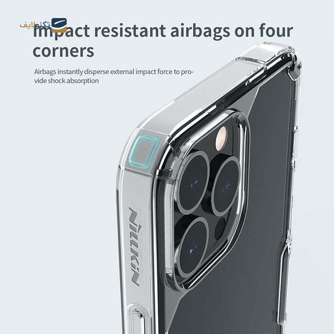  کاور نیلکین مدل Nature Pro مناسب برای گوشی موبایل اپل iPhone 13 Pro Max - Nillkin Nature TPU Pro case for Apple iPhone 13 Pro Max