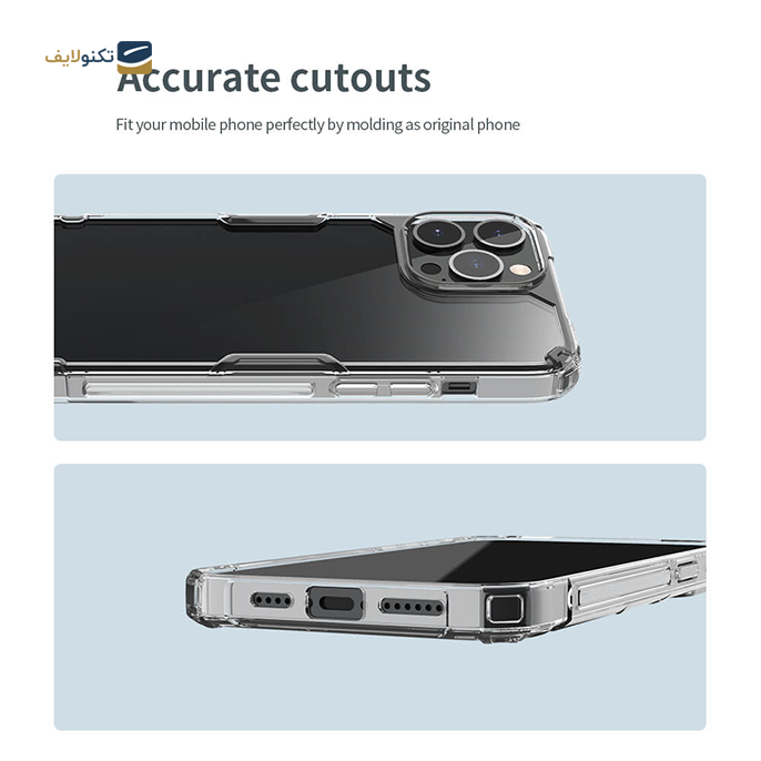  کاور نیلکین مدل Nature Pro مناسب برای گوشی موبایل اپل iPhone 13 Pro Max - Nillkin Nature TPU Pro case for Apple iPhone 13 Pro Max