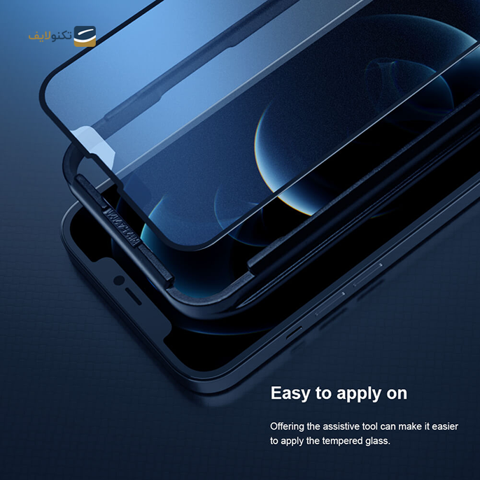  محافظ صفحه نمایش مات نیلکین مدل Amazing Fog Mirror مناسب برای گوشی iPhone 13 Pro Max - Nillkin Amazing Fog Mirror Full coverage matte tempered glass for Apple iPhone 13 Pro Max