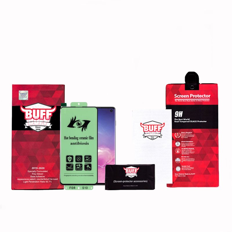 گلس گوشی سامسونگ Galaxy S10 بوف حریم شخصی مدل Anti-Virus33 - Buff Anti-Virus33 Samsung Galaxy S10 Screen Protector