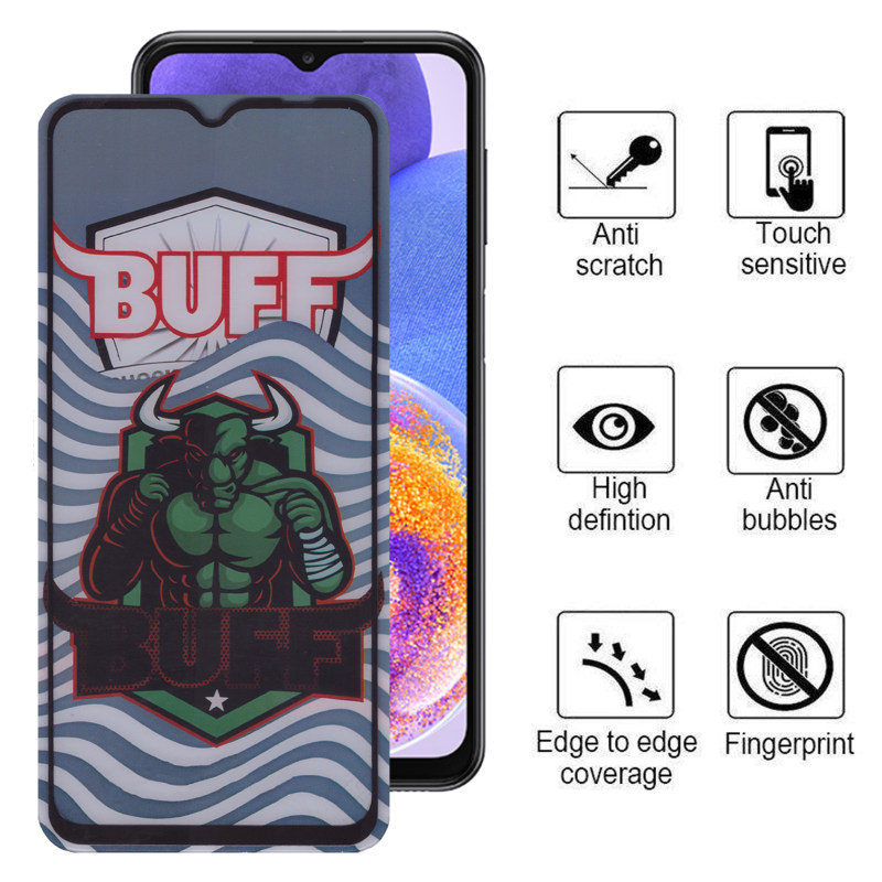 گلس گوشی سامسونگ گلکسی A23 4G/A23 5G/A13 4G/A13 5G بوف 5D مدل Super Power - Buff 5D Super Power Galaxy A23 4G/5G/A13 4G/5G Screen Protector