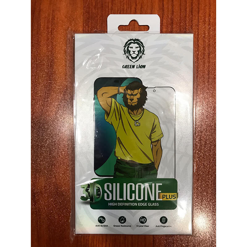 گلس گوشی اپل iPhone 13/13 pro/14 گرین مدل Silicone-HD Plus - Green Apple iPhone 13/13 pro / 14 Screen Protecor