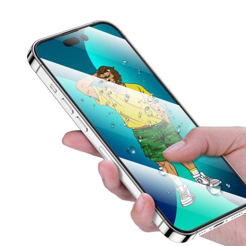 گلس گوشی اپل iPhone 13/13 pro/14 گرین مدل Silicone-HD Plus - Green Apple iPhone 13/13 pro / 14 Screen Protecor