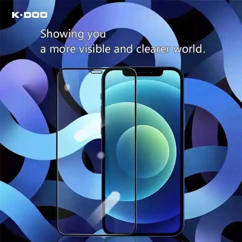 گلس گوشی اپل iphone 13 Pro Max کی-دوو مدل Full-Glass - K-DOO Full-Glass iphone 13 Pro Max Screen Protector