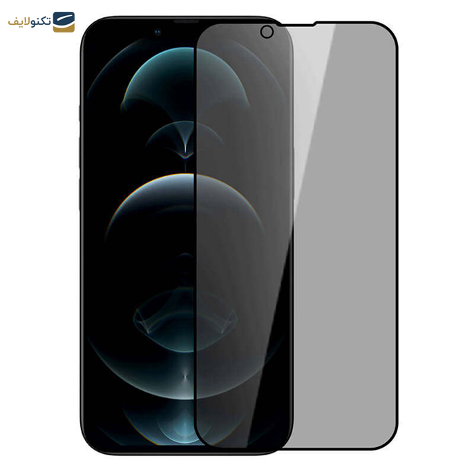  محافظ صفحه نمایش نیلکین مدل Guardian Privacy مناسب برای گوشی  iPhone 14 Max / iPhone 13 Pro Max - Nillkin Amazing Guardian Full coverage privacy tempered glass for Apple iPhone 14 Max 6.7 / iPhone 13 Pro Max