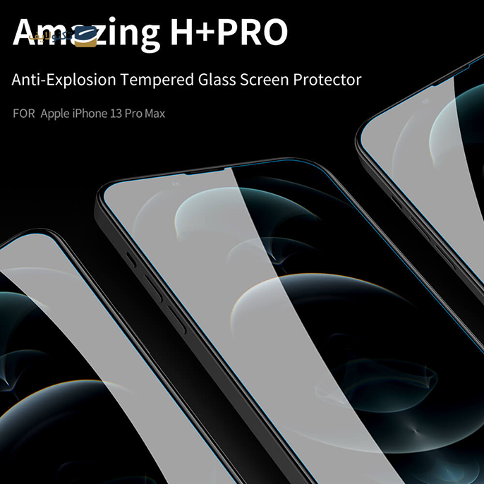  محافظ صفحه نمایش نیلکین مدل Amazing H Plus Pro مناسب برای گوشی iPhone 13 Pro Max - Nillkin Amazing H+ Pro tempered glass screen protector for Apple iPhone 13 Pro Max