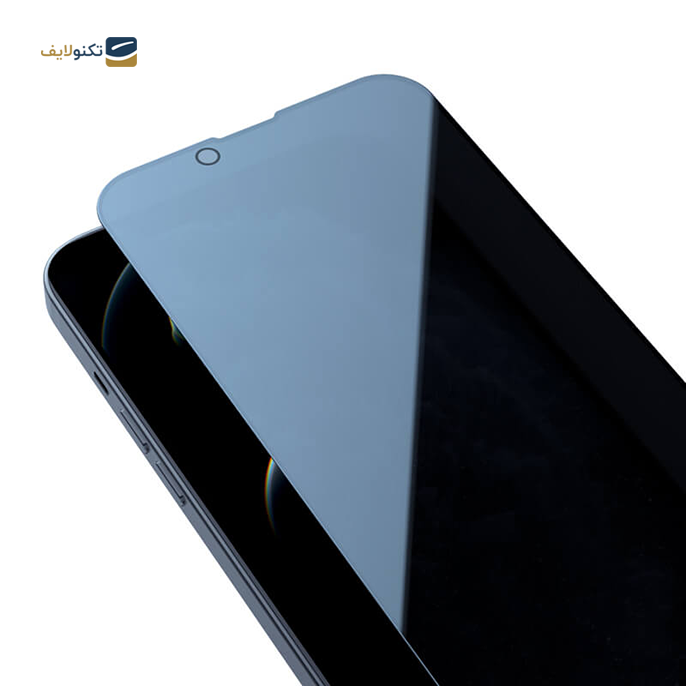  محافظ صفحه نمایش حریم شخصی نیلکین مدل Amazing Guardian مناسب برای گوشی iPhone 13 Pro Max - illkin Amazing Guardian Full coverage privacy tempered glass for Apple iPhone 13 Pro Max