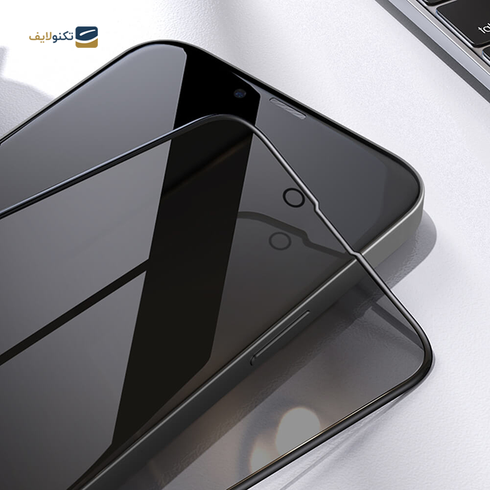  محافظ صفحه نمایش حریم شخصی نیلکین مدل Amazing Guardian مناسب برای گوشی iPhone 13 Pro Max - illkin Amazing Guardian Full coverage privacy tempered glass for Apple iPhone 13 Pro Max