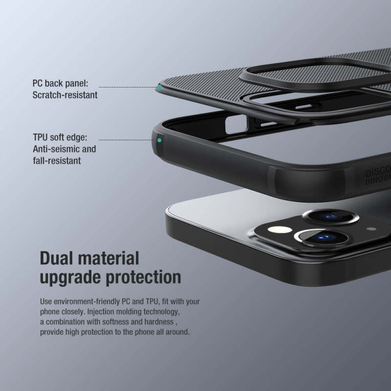 کاور گوشی اپل iPhone 13 - 14 نیلکین مدل Frosted Shield Pro Magnetic - Nillkin Frosted Shield Pro Magnetic cover for iPhone 13 - 14