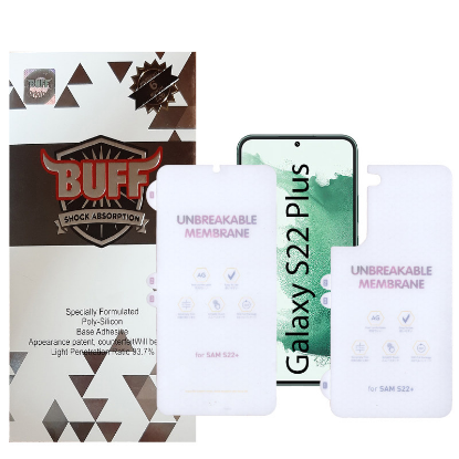 محافظ صفحه نمایش و پشت گوشی سامسونگ Galaxy S22 Plus بوف مات مدل Hydrogel-Matte-G - Buff Hydrogel-Matte-G Samsung Galaxy S22 Plus Screen and Back Matte Glass Protector