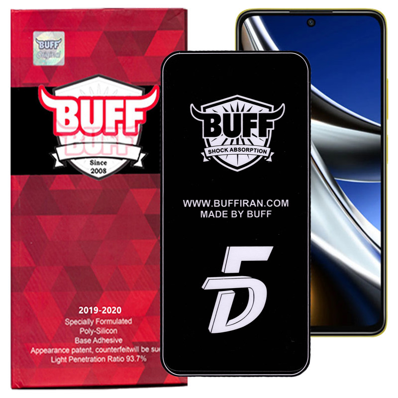 گلس گوشی پوکو X4 Pro 5G بوف مدل5D F33 - Buff 5D F33 Poco X4 Pro 5g Screen Protector
