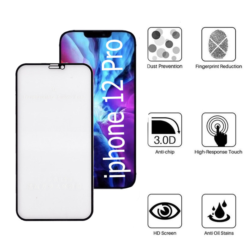 گلس گوشی اپل iPhone 12 Pro بوف مات مدل Fm33 - Buff Fm33 Apple iPhone 12 Pro Matte Glass Screen Protector