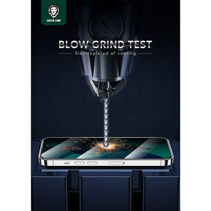 گلس گوشی اپل iPhone 14 Pro Max گرین حریم شخصی مدل SILICONE Plus - Green Lion SILICONE Plus Apple iPhone 14 Pro Max Privacy Glass Screen Protector