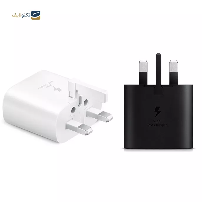 شارژر دیواری سامسونگ 45 وات مدل EP-TA845 سه شاخه اروپا به همراه کابل دو سر تایپ سی - ویتنام - Samsung EP-TA845 45W Charger