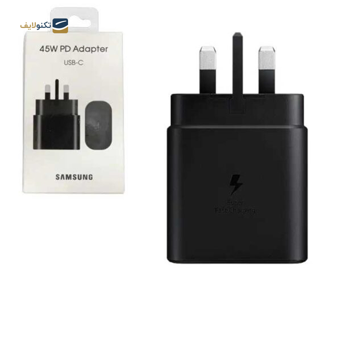 شارژر دیواری سامسونگ 45 وات مدل EP-TA845 سه شاخه اروپا - Samsung EP-TA845 45W Charger