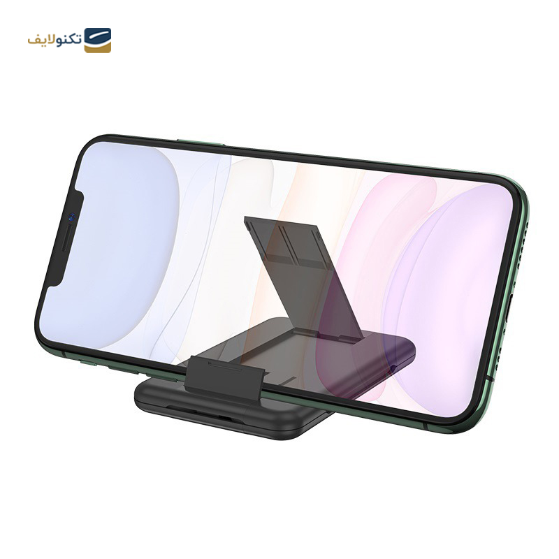 مبدل USB / MicroUSB / Lightning / Type-C و پایه نگهدارنده هیسکا مدل HR-01 - Hiska HR-01 USB / MicroUSB / Lightning / Type-C CHARGING Cable