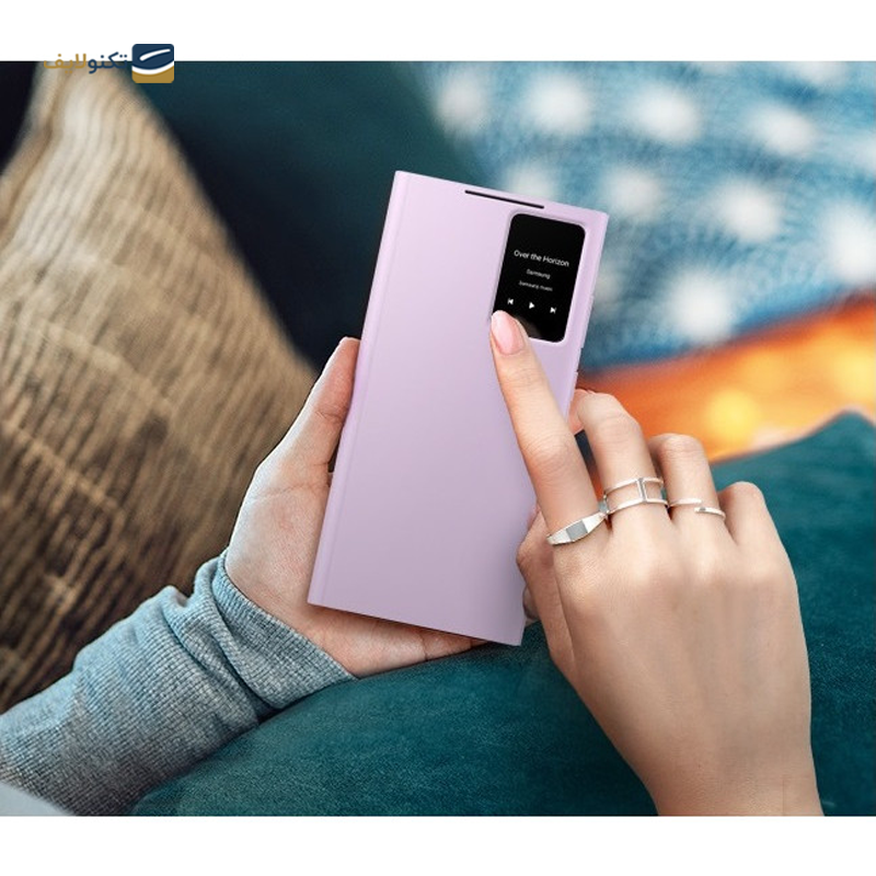 کیف هوشمند سامسونگ مدل Wallet Case مناسب برای گوشی Galaxy S23 Ultra - Samsung Smart View Wallet Case For Samsung Galaxy S23 Ultra