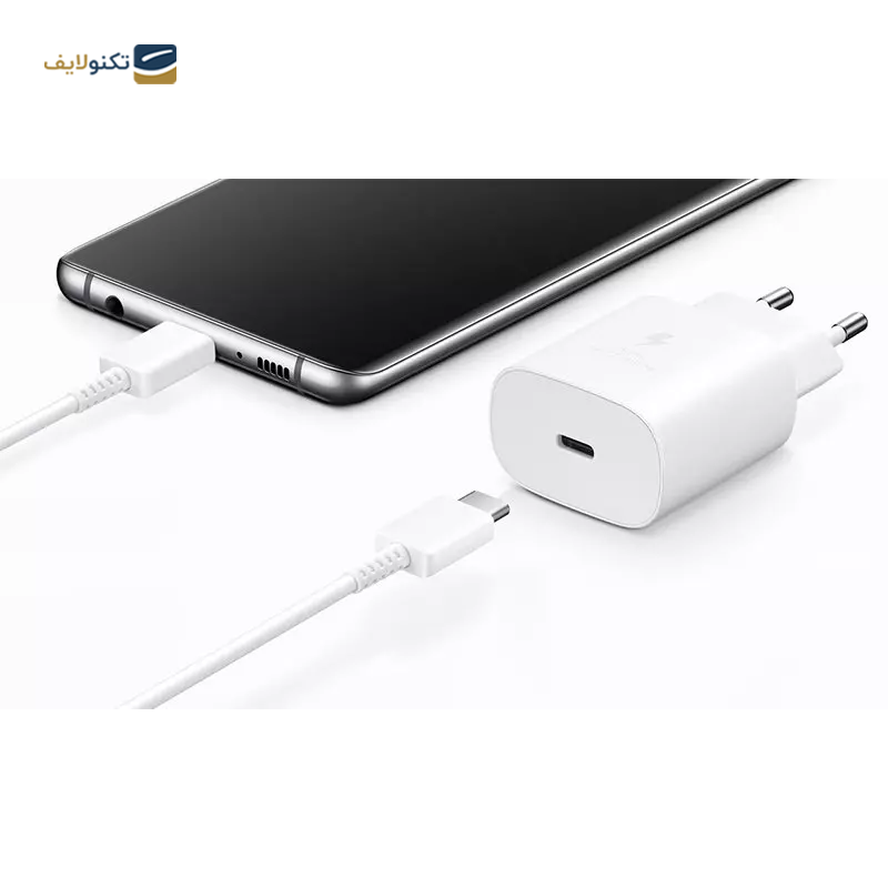  شارژر دیواری سامسونگ 25 وات مدل EP-TA800 دو پین - Samsung EP-TA800 25 Watt 2 Pin Wall Charger