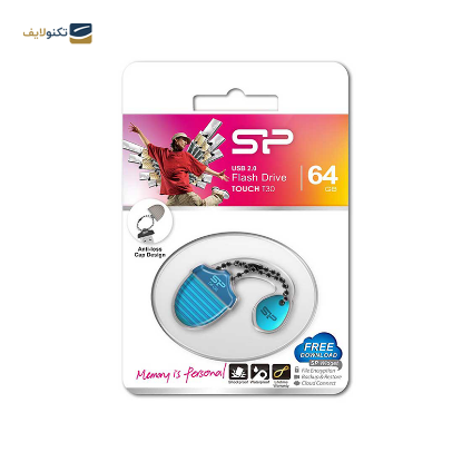 فلش مموری سیلیکون پاور مدل Touch T30 ظرفیت 64 گیگابایت  - Silicon Power Touch T30 Flash Memory 64GB